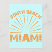 SOUTH BEACH MIAMI BRIEFKAART (Voorkant)