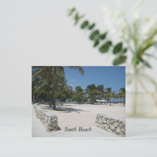 South Beach, Miami Briefkaart (Staand voorkant)