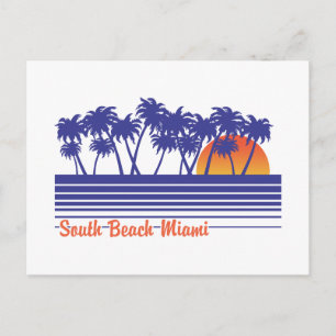 South Beach Miami Briefkaart