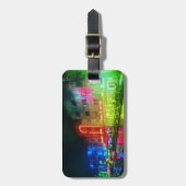 South Beach, Miami, Florida Art Deco Bagagelabel (Voorkant verticaal)