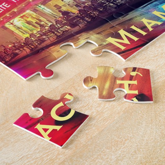 South Beach, Miami, Florida Art Deco Legpuzzel (Zijkant)