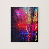 South Beach, Miami, Florida Art Deco Legpuzzel (Verticaal)