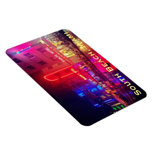 South Beach, Miami, Florida Art Deco Magnet Magneet (Rechterzijde)