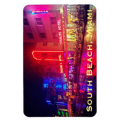 South Beach, Miami, Florida Art Deco Magnet Magneet (Verticaal)