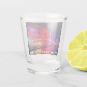 South Beach, Miami, Florida Art Deco Shot Glas (Achterkant)