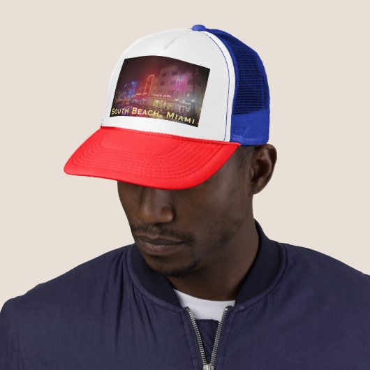 South Beach, Miami, Florida Art Deco Trucker Pet (In situ)