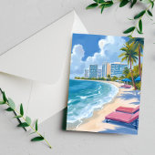 South Beach Miami Florida Briefkaart