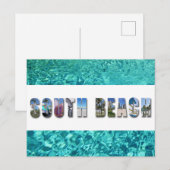 South Beach Miami Florida Reisfoto Briefkaart (Voorkant / Achterkant)