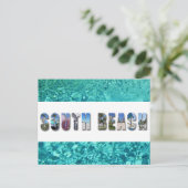 South Beach Miami Florida Reisfoto Briefkaart (Staand voorkant)