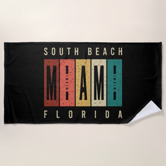 South Beach Miami Florida Strandlaken (Voorkant)