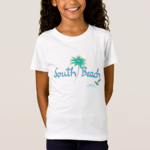South Beach, Miami, Florida Teenslippers T-shirt