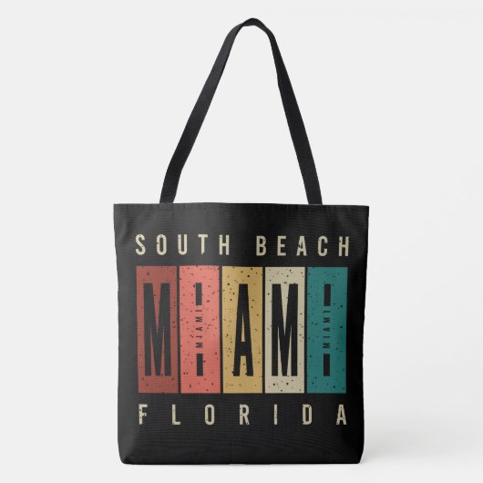 South Beach Miami Florida Tote Bag (Voorkant)