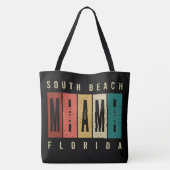 South Beach Miami Florida Tote Bag (Achterkant)