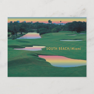 South Beach - Miami GOLF Briefkaart