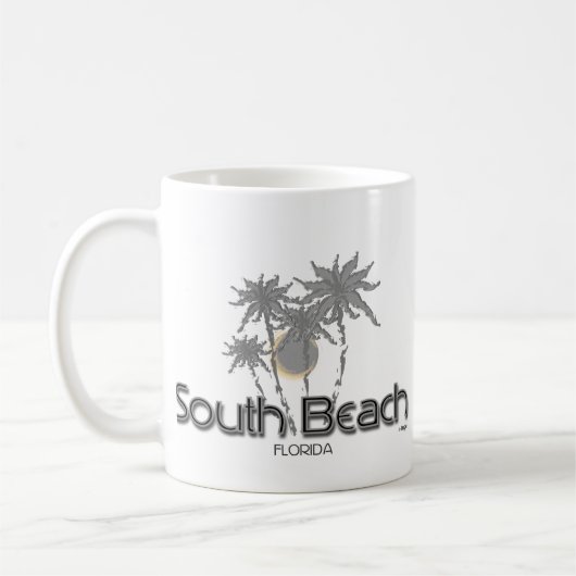 South Beach Miami Gray Palms Koffiemok (Links)
