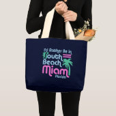 South Beach Miami Grote Tote Bag (Voorkant (product))