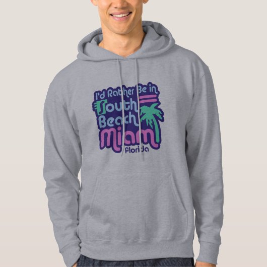 South Beach Miami Hoodie (Voorkant)