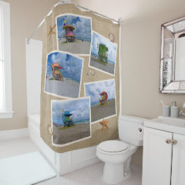 South Beach Miami Lifeguard Towers Douchegordijn