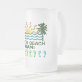 South Beach Miami Matglas Bierpul (Voorkant rechts)