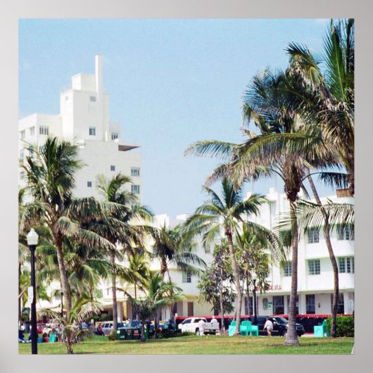 South Beach Miami, Ocean Drive Poster (Voorkant)