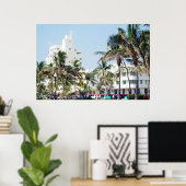 South Beach Miami, Ocean Drive Poster (Thuiskantoor)