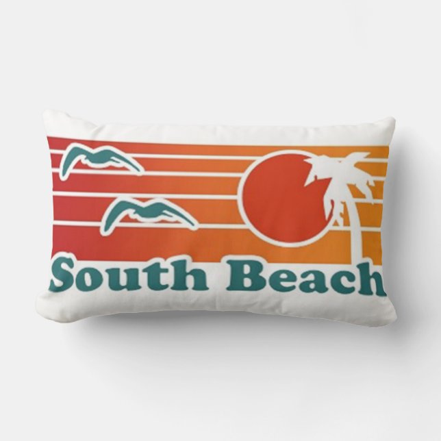 South Beach Miami Pillow Kussen (Voorkant)