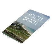 South Beach Miami skyline foto Magneet (Linkerzijde)