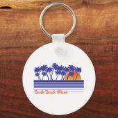 South Beach Miami Sleutelhanger (Voorkant)