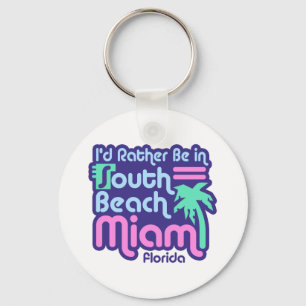 South Beach Miami Sleutelhanger