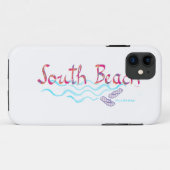 South Beach Miami-Teenslippers Case-Mate iPhone Case (Achterkant (horizontaal))