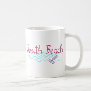 South Beach Miami-Teenslippers Koffiemok