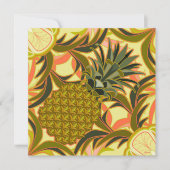 South Beach Pineapple Flat Card (Voorkant)