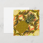 South Beach Pineapple Flat Kaart (Voorkant / Achterkant)