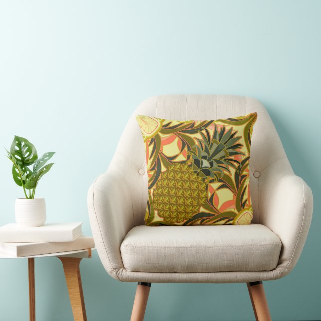 South Beach Pineapple Pillow Kussen (Stoel)