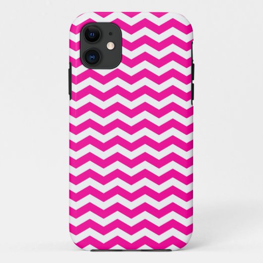 South Beach Pink Wave Chevron Case-Mate iPhone Case (Achterkant)