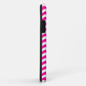 South Beach Pink Wave Chevron met naam Case-Mate iPhone Case (Achterkant/rechts)