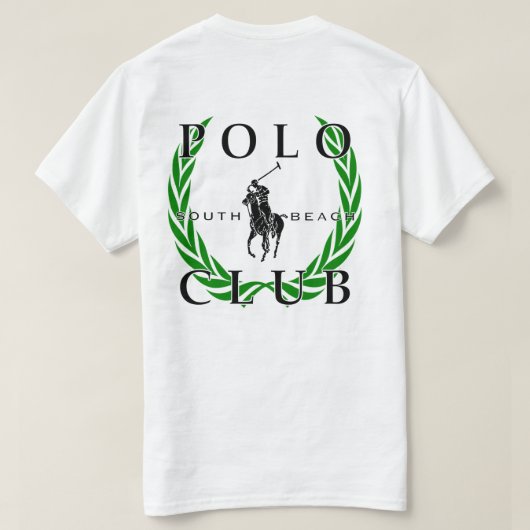 South Beach Polo Club Mannen T-Shirt (Design achterkant)