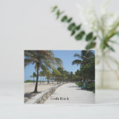 South Beach Post 1 Briefkaart (Staand voorkant)