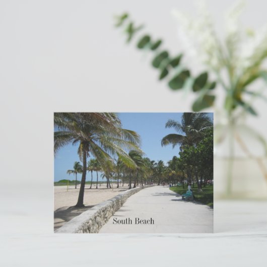 South Beach Post 1 Briefkaart (Staand voorkant)