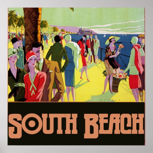 South Beach Poster (Voorkant)