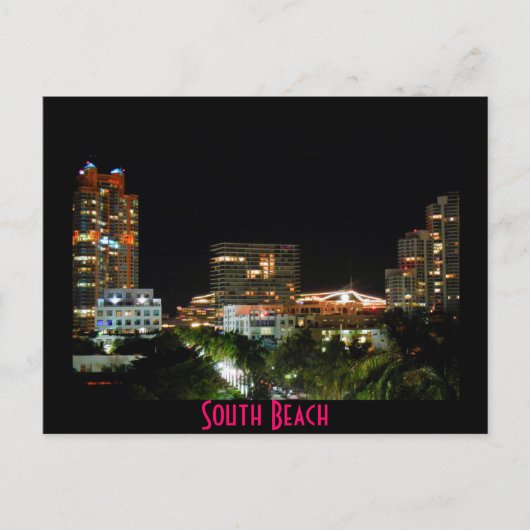 ~South Beach~ SOUTH BEACH, SOFI, BRIEFKAART (Voorkant)