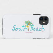 South Beach Sun Miami Case-Mate iPhone Case (Achterkant (horizontaal))