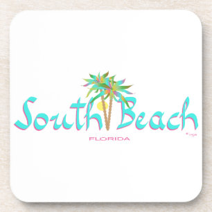 South Beach Sun Miami Drankjes Onderzetter