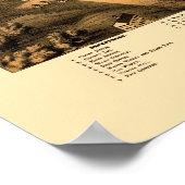 South Bend, IN Panoramic Map - 1874 Poster (Hoek)