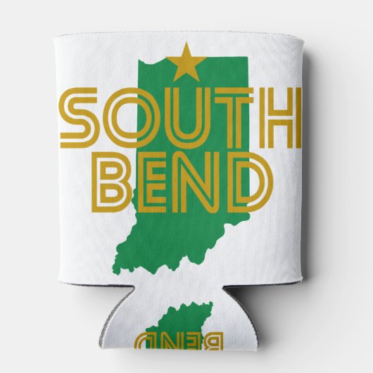 South Bend Indiana Blikjeskoeler (Achterkant)