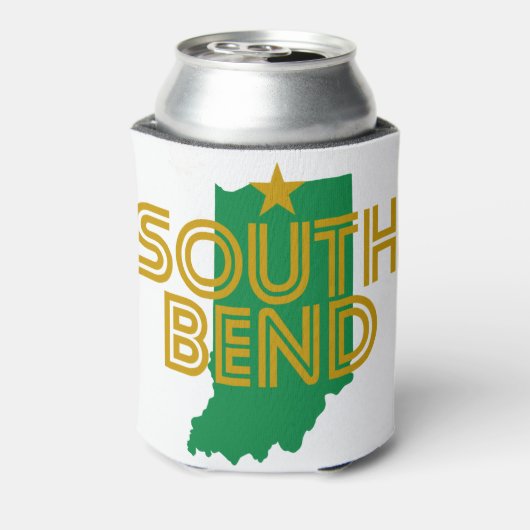 South Bend Indiana Blikjeskoeler (Blikje Achterkant)