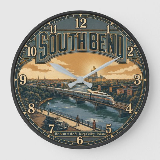 South Bend Indiana Grote Klok (Voorkant)
