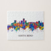 South Bend Indiana Skyline Legpuzzel (Horizontaal)