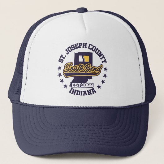 South Bend, Indiana Trucker Pet (Voorkant)