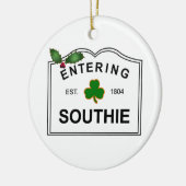 South Boston MA Keramisch Ornament (Links)